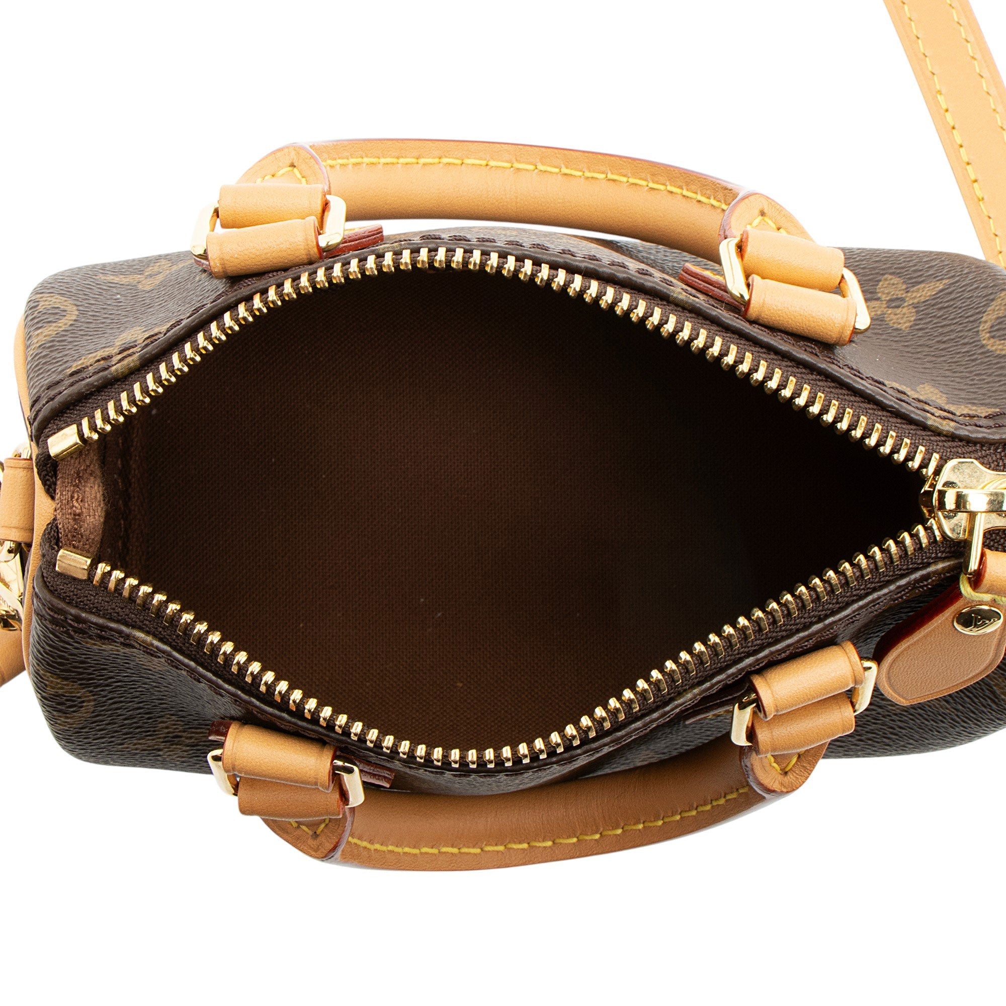 Louis Vuitton Monogram Canvas Nano Speedy Satchel