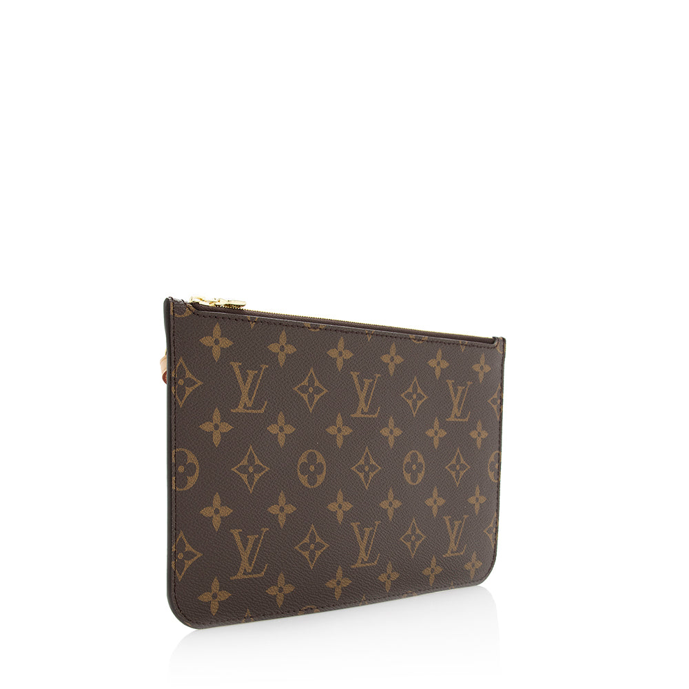 Louis Vuitton Monogram Canvas Neverfull GM Pochette (SHF-20619)