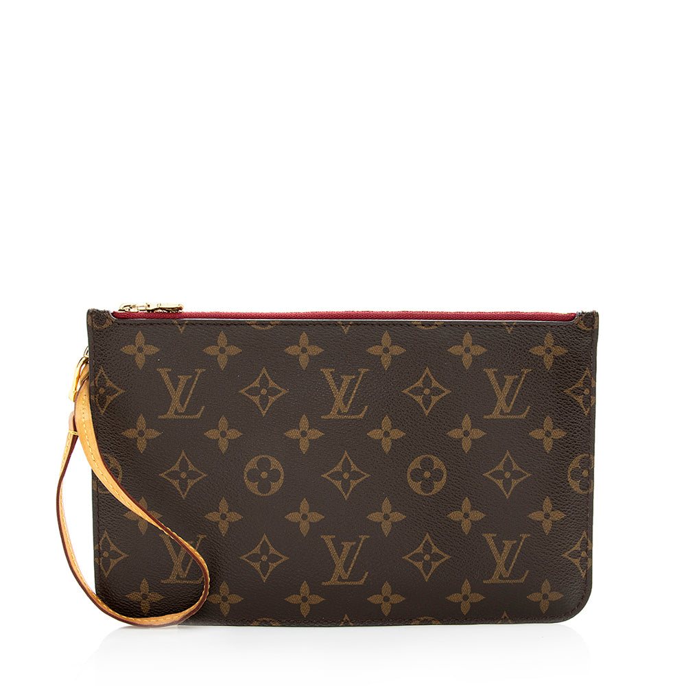 Louis Vuitton Monogram Canvas Neverfull MM Pochette (SHF-18667)