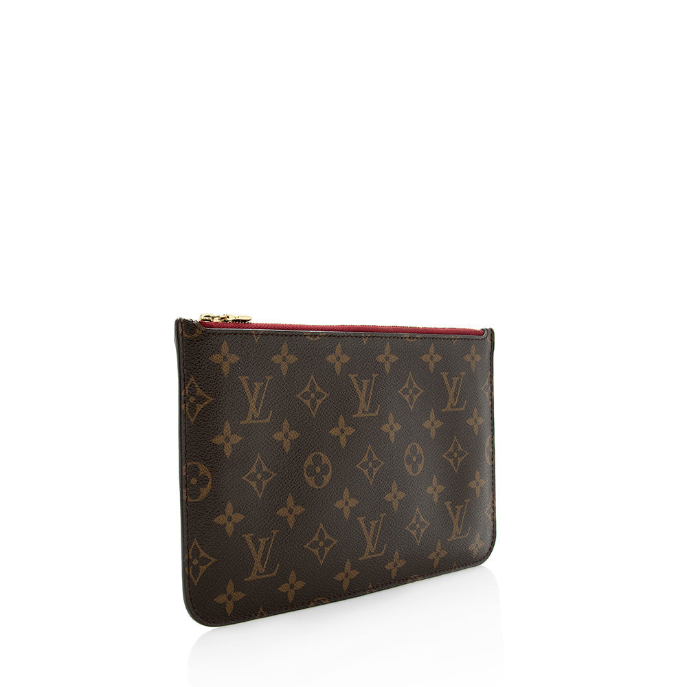 Louis Vuitton Monogram Canvas Neverfull MM Pochette (SHF-18667)