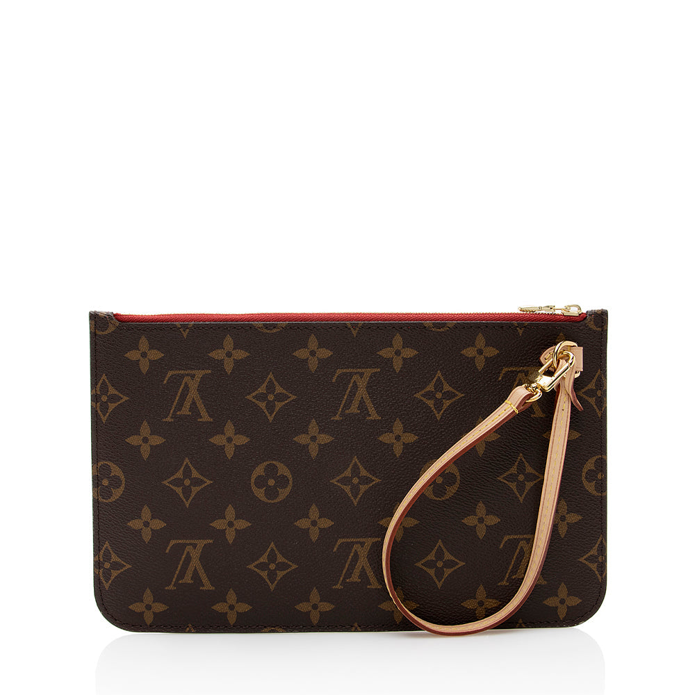 Louis Vuitton Monogram Canvas Neverfull MM Pochette (SHF-19211)