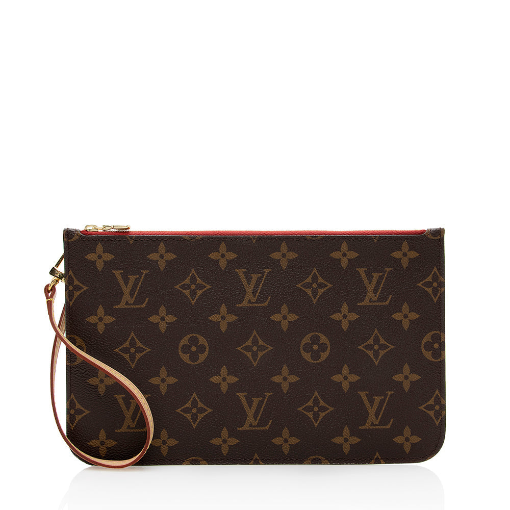 Louis Vuitton Monogram Canvas Neverfull MM Pochette (SHF-19211)