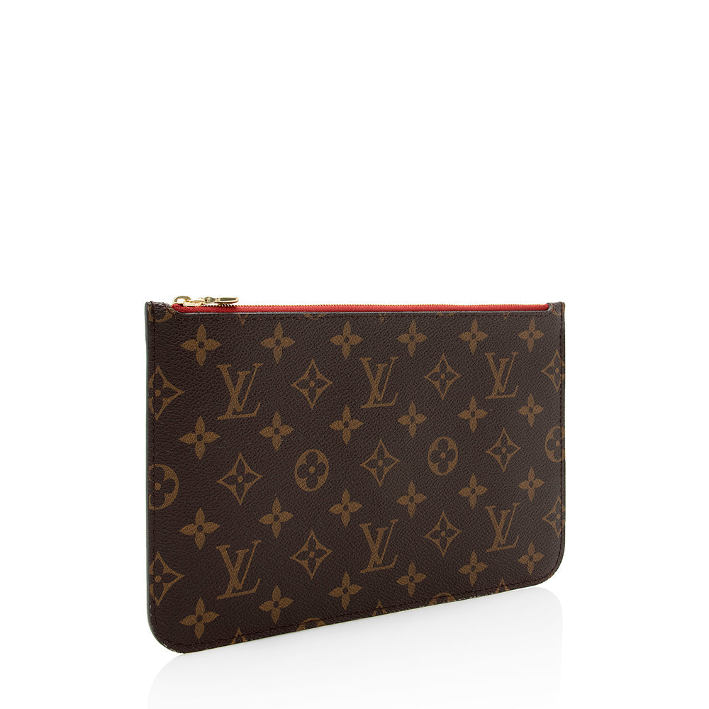 Louis Vuitton Monogram Canvas Neverfull MM Pochette (SHF-19211)