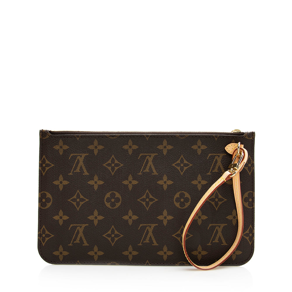 Louis Vuitton Monogram Canvas Neverfull MM Pochette (SHF-19482)