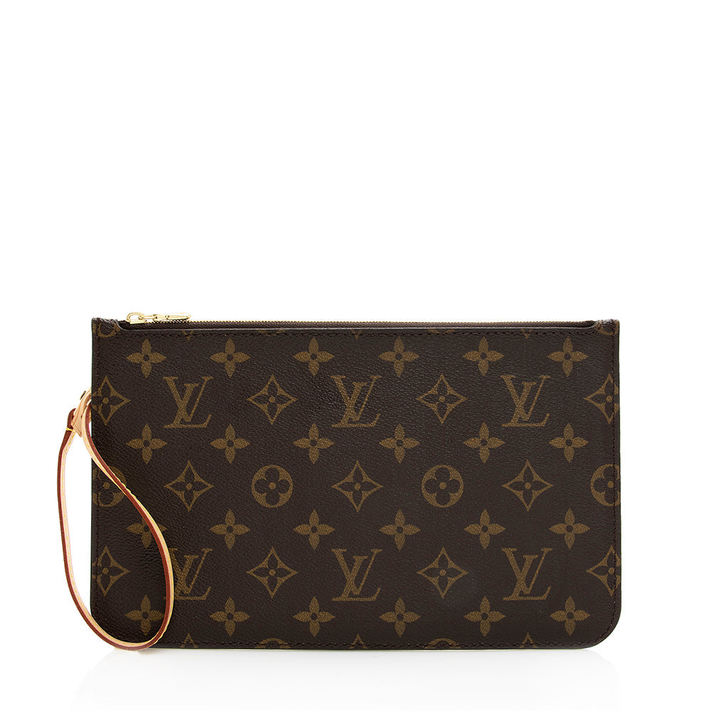 Louis Vuitton Monogram Canvas Neverfull MM Pochette (SHF-19482)