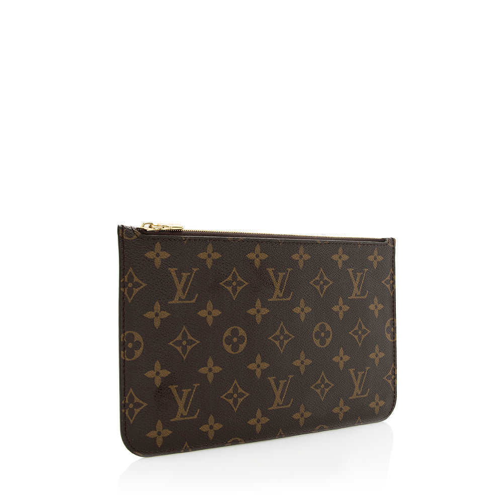 Louis Vuitton Monogram Canvas Neverfull MM Pochette (SHF-19482)