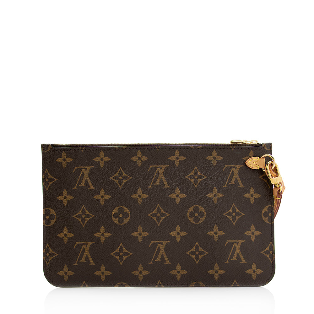 Louis Vuitton Monogram Canvas Neverfull MM Pochette (SHF-20141)