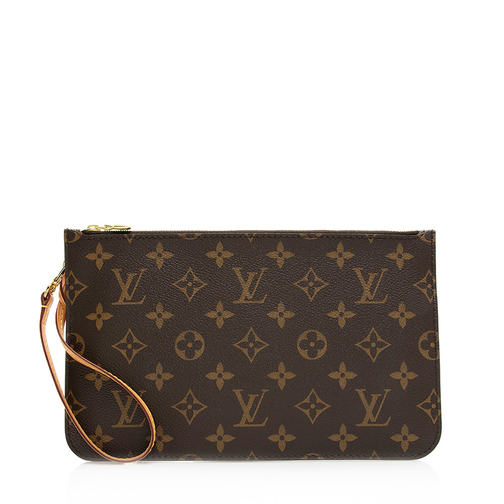 Louis Vuitton Monogram Canvas Neverfull MM Pochette (SHF-20141)