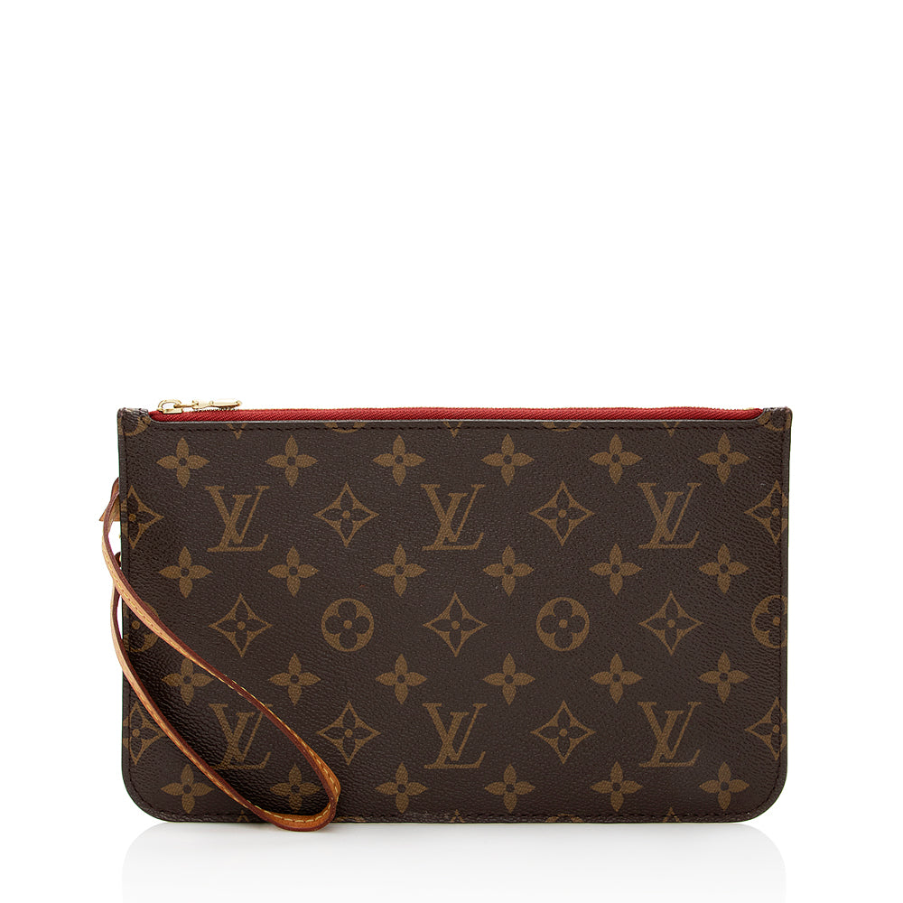 Louis Vuitton Monogram Canvas Neverfull MM Pochette (SHF-21784)