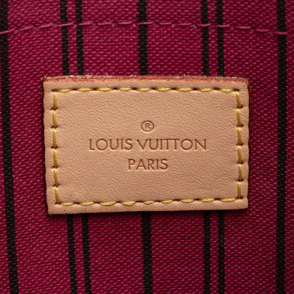 Louis Vuitton Monogram Canvas Neverfull MM Pochette (SHF-QUBONp)