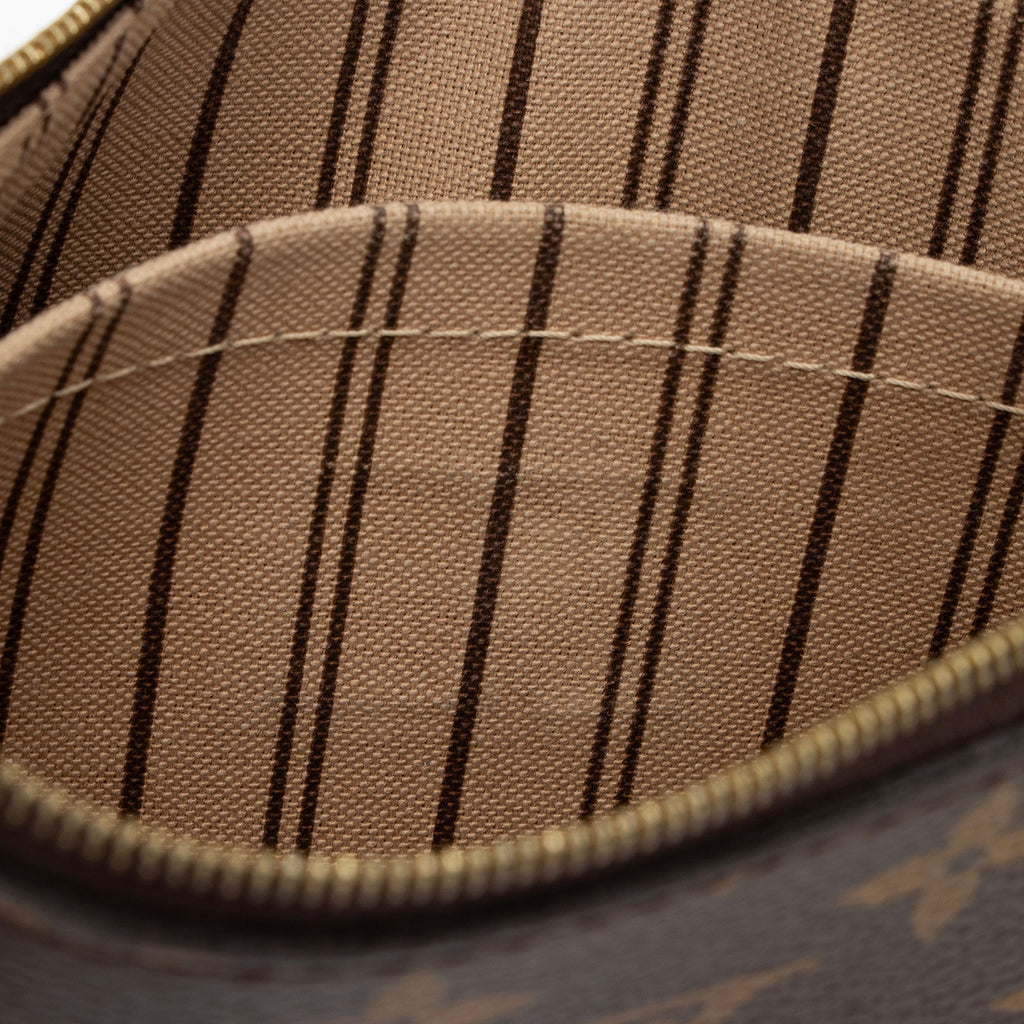 Louis Vuitton Monogram Canvas Neverfull MM Pochette (SHF-qan9t6)