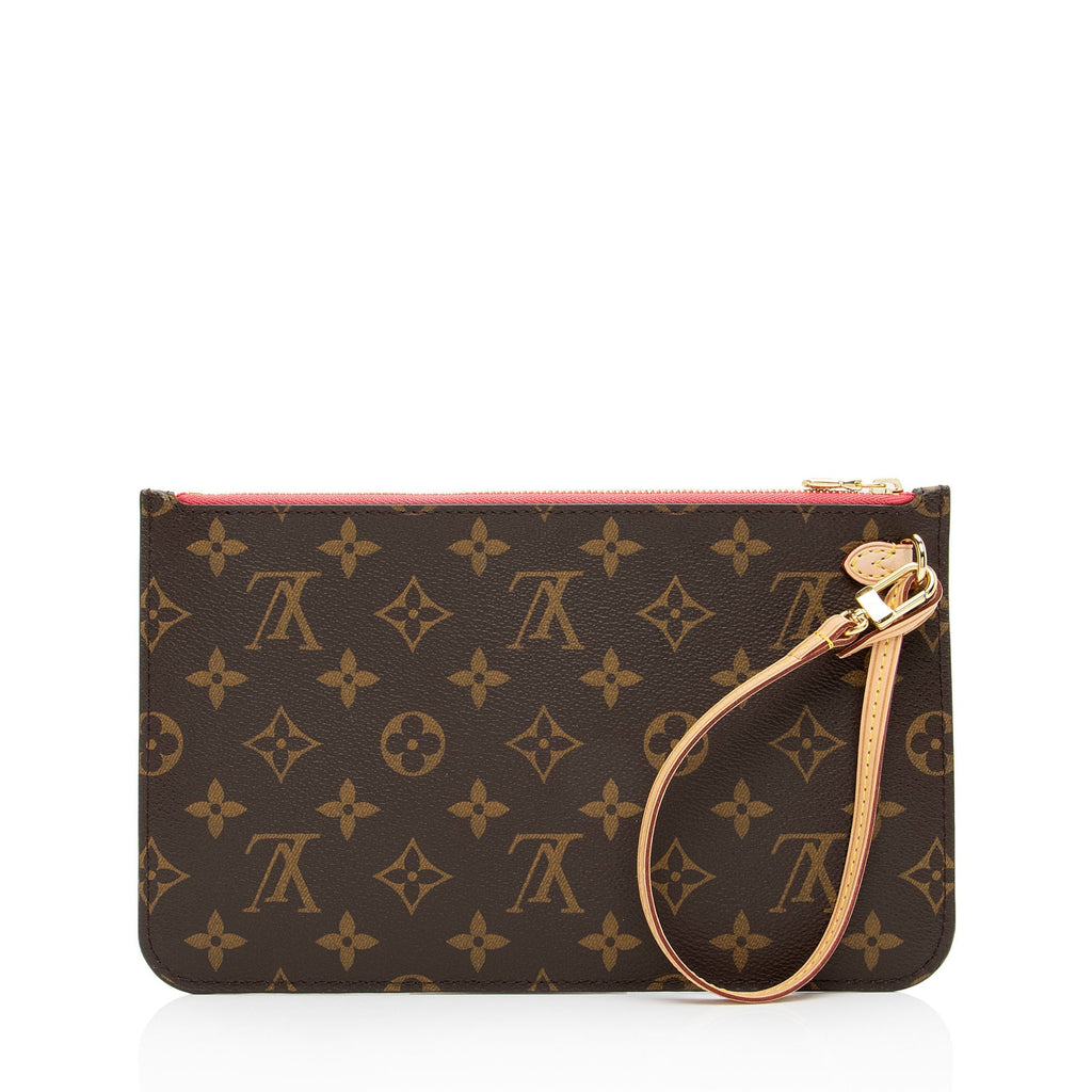 Louis Vuitton Monogram Canvas Neverfull MM Pochette (SHF-W9boJd)
