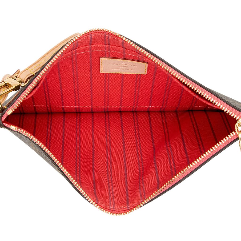 Louis Vuitton Monogram Canvas Neverfull MM Pochette (SHF-W9boJd)