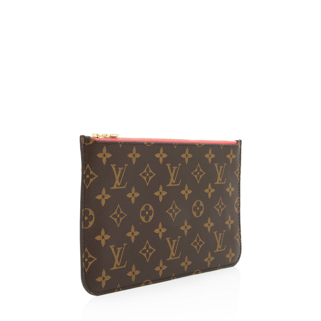 Louis Vuitton Monogram Canvas Neverfull MM Pochette (SHF-W9boJd)