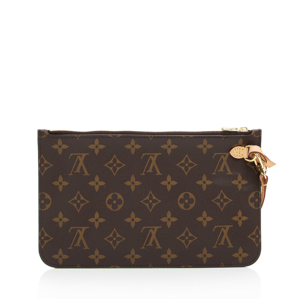 Louis Vuitton Monogram Canvas Neverfull MM Pochette (SHF-gynDV8)