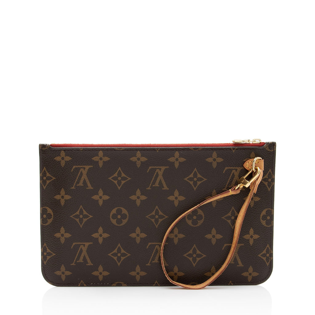 Louis Vuitton Monogram Canvas Neverfull MM Pochette (SHF-po36tM)