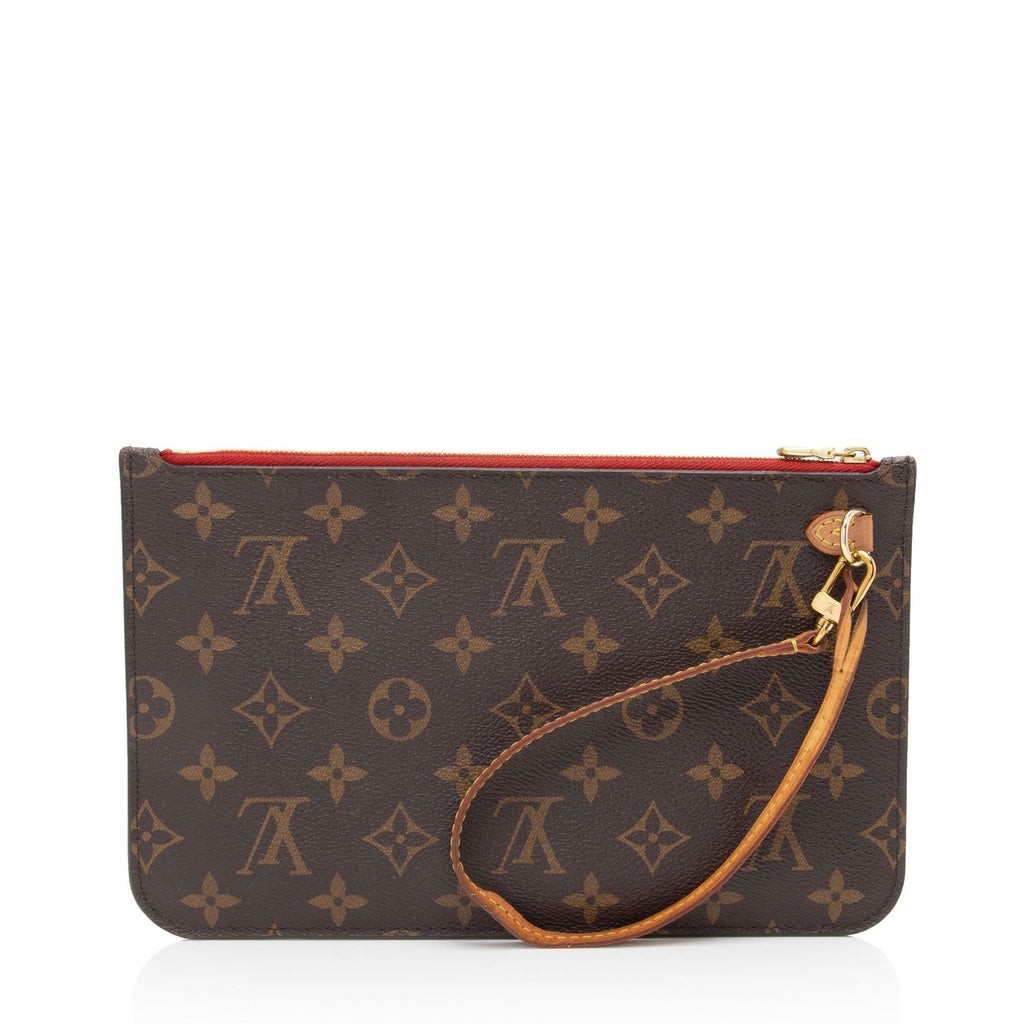 Louis Vuitton Monogram Canvas Neverfull MM Pochette (SHF-7T9xtt)