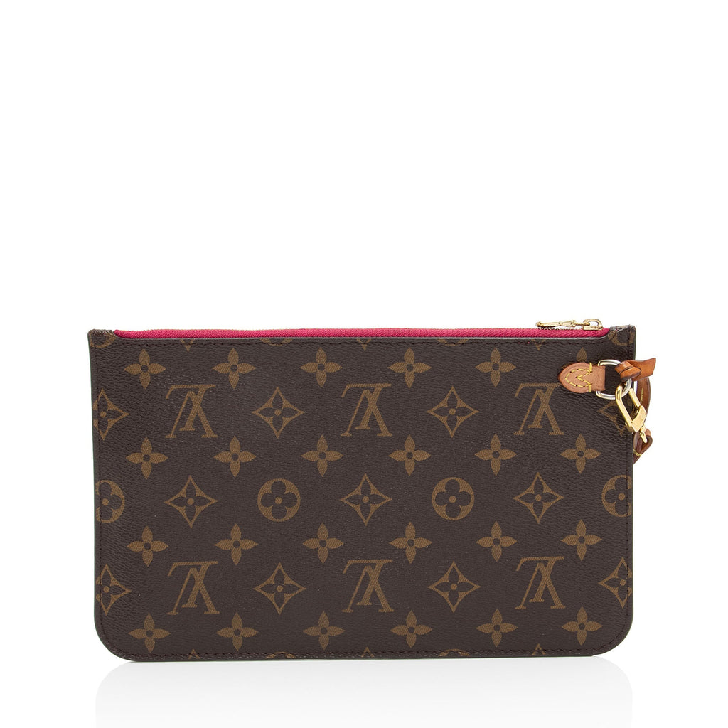Louis Vuitton Monogram Canvas Neverfull MM Pochette (SHF-q2vfYJ)