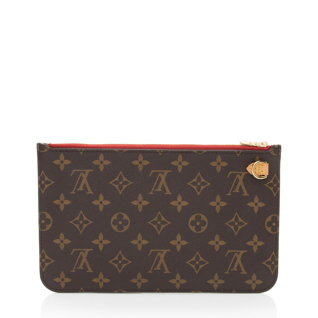 Louis Vuitton Monogram Canvas Neverfull MM Pochette (SHF-2w9Ig6)