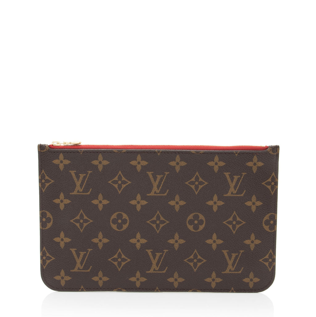 Louis Vuitton Monogram Canvas Neverfull MM Pochette (SHF-2w9Ig6)