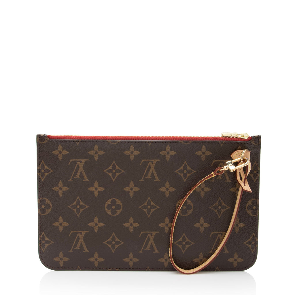 Louis Vuitton Monogram Canvas Neverfull MM Pochette (SHF-5tZwTC)
