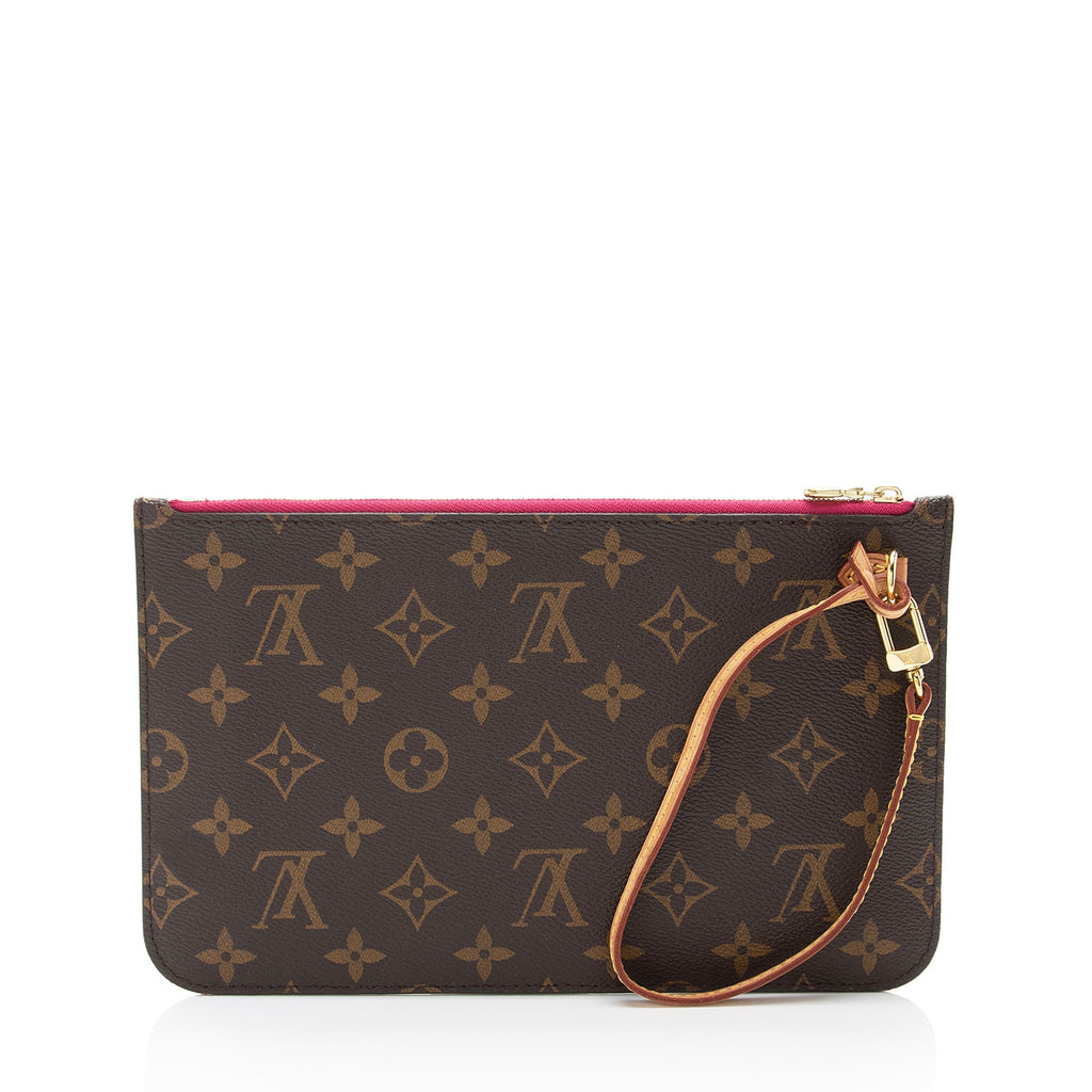 Louis Vuitton Monogram Canvas Neverfull MM Pochette (SHF-arTCQs)