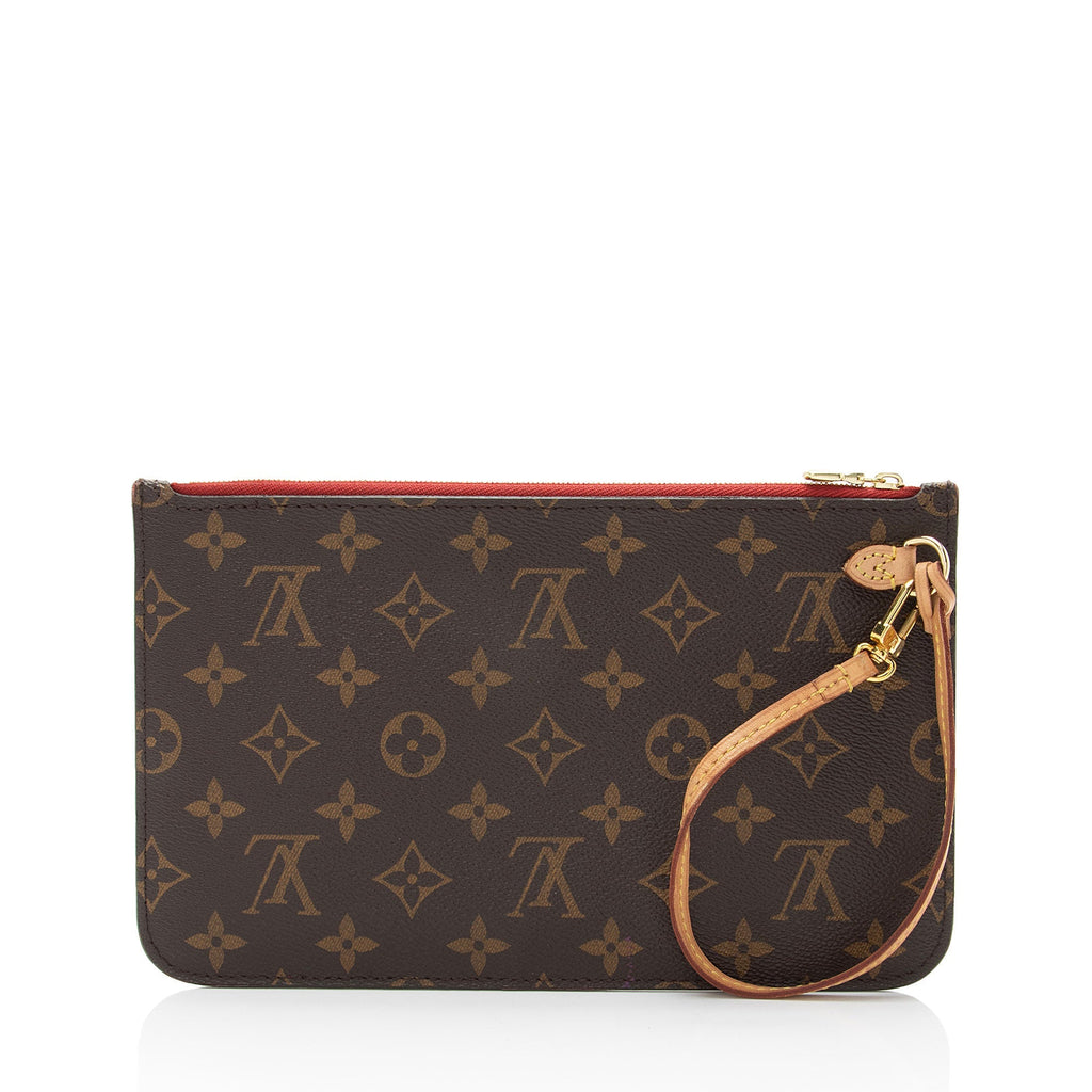 Louis Vuitton Monogram Canvas Neverfull MM Pochette (SHF-Lfk1rU)
