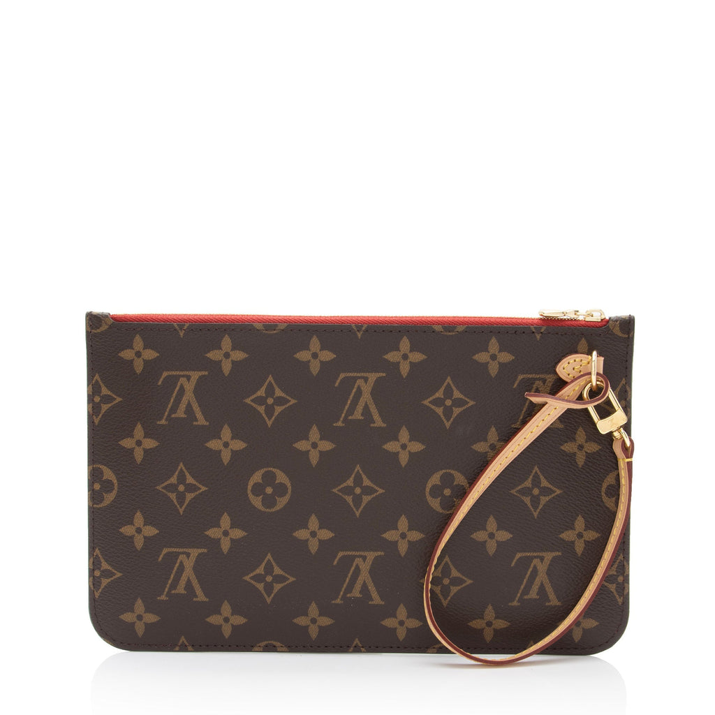 Louis Vuitton Monogram Canvas Neverfull MM Pochette (SHF-9QgXJ5)