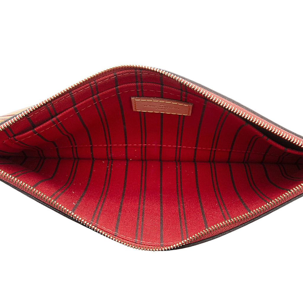Louis Vuitton Monogram Canvas Neverfull MM Pochette (SHF-9QgXJ5)