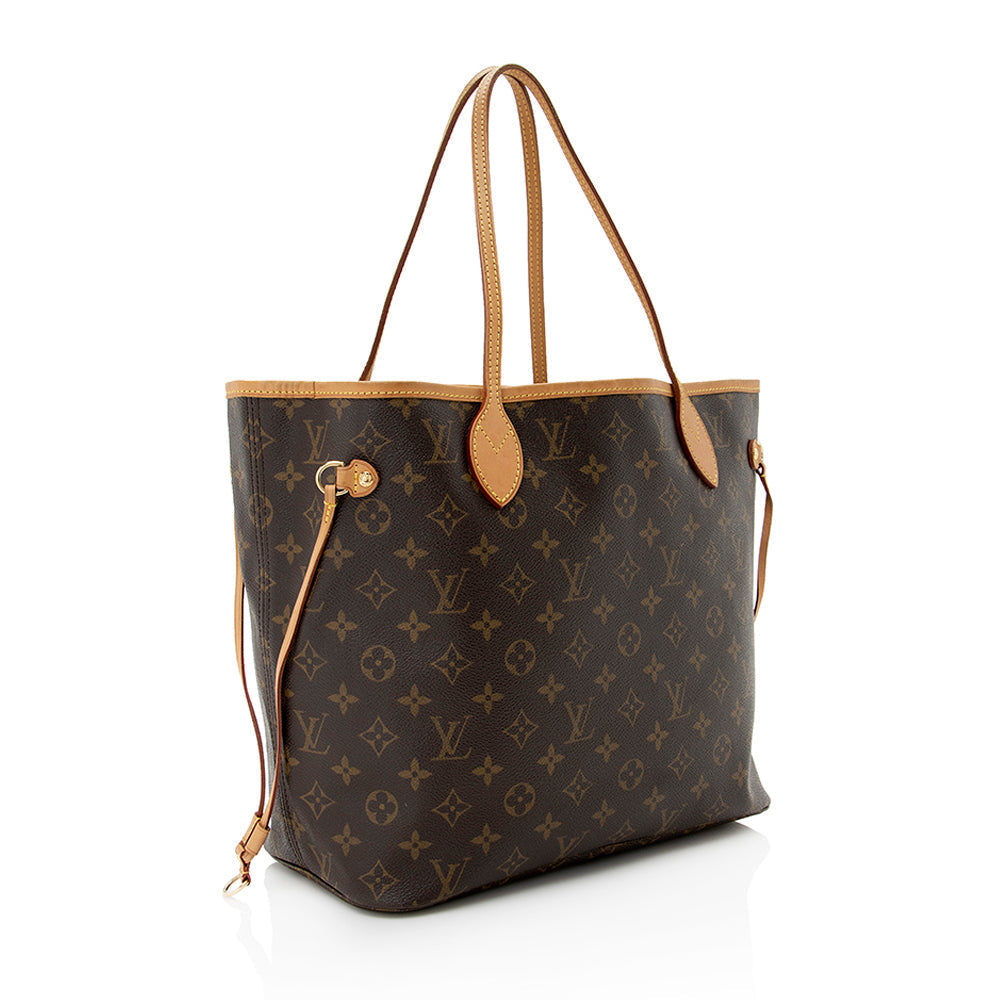 Louis Vuitton Monogram Canvas Neverfull MM Tote (SHF-20040)
