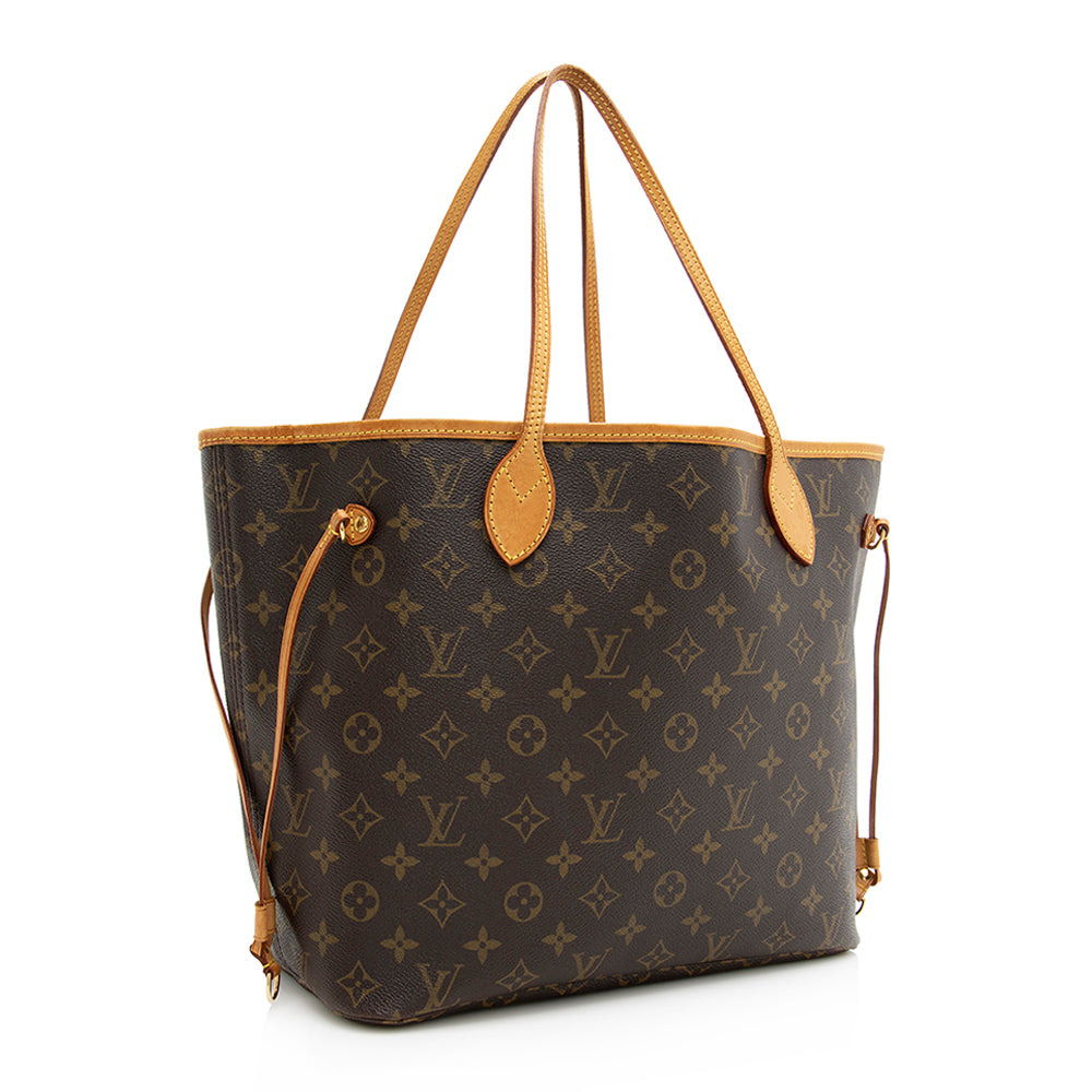 Louis Vuitton Monogram Canvas Neverfull MM Tote (SHF-20144)