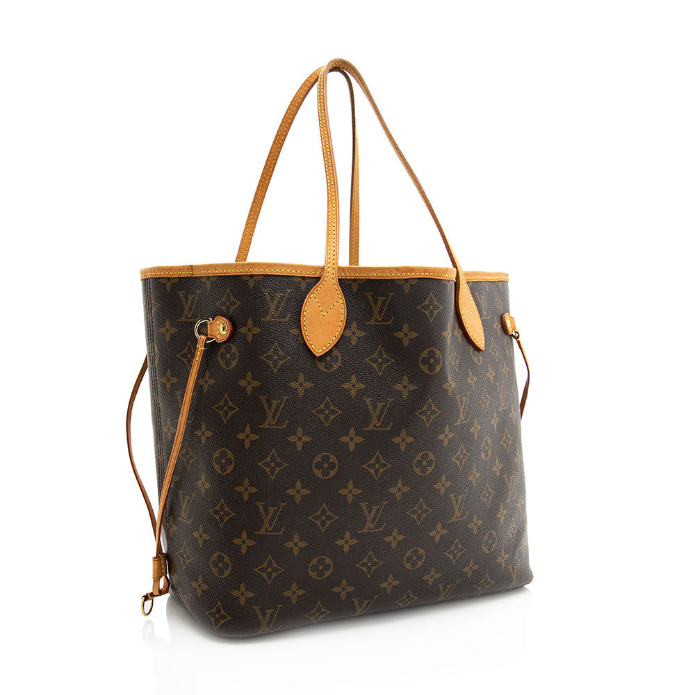 Louis Vuitton Monogram Canvas Neverfull MM Tote (SHF-20145)