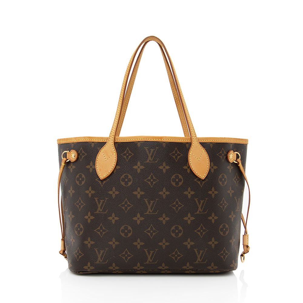 Louis Vuitton Monogram Canvas Neverfull PM Tote (SHF-18384)
