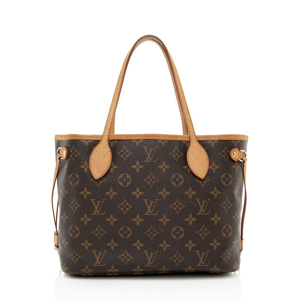 Louis Vuitton Monogram Canvas Neverfull PM Tote (SHF-19122)