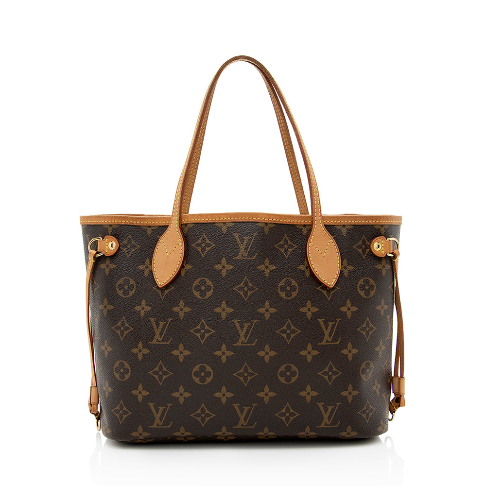 Louis Vuitton Monogram Canvas Neverfull PM Tote (SHF-19122)
