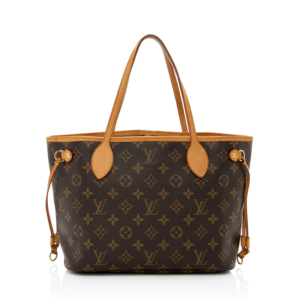 Louis Vuitton Monogram Canvas Neverfull PM Tote (SHF-19412)