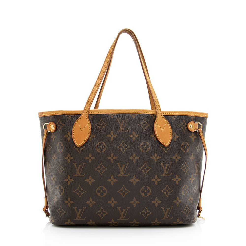 Louis Vuitton Monogram Canvas Neverfull PM Tote (SHF-19634)