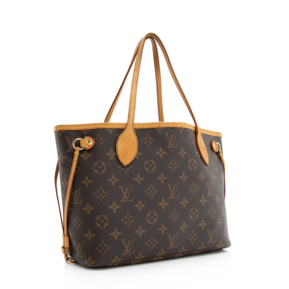 Louis Vuitton Monogram Canvas Neverfull PM Tote (SHF-19634)