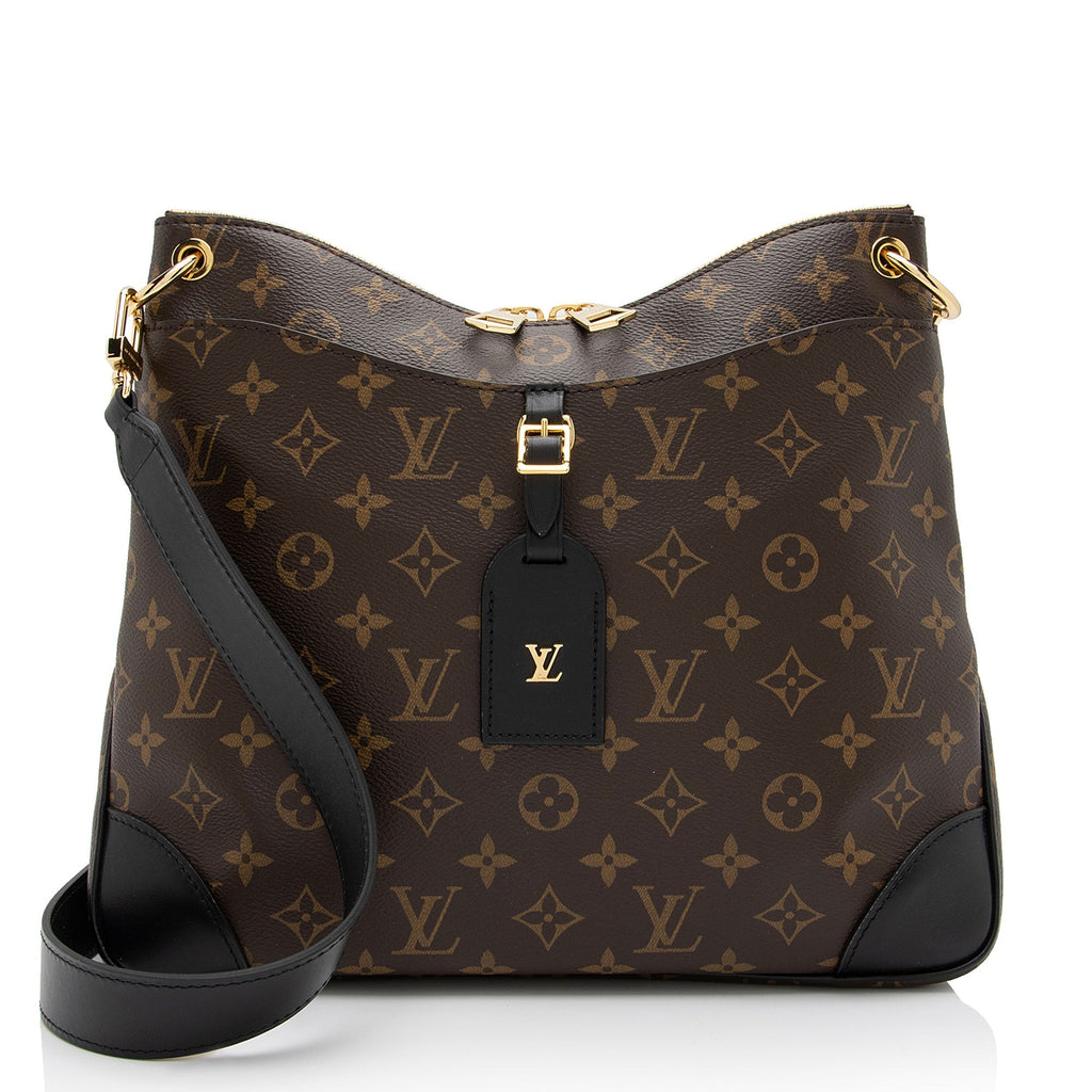 Louis Vuitton Monogram Canvas Odeon MM NM Shoulder Bag (SHF-7STebf)
