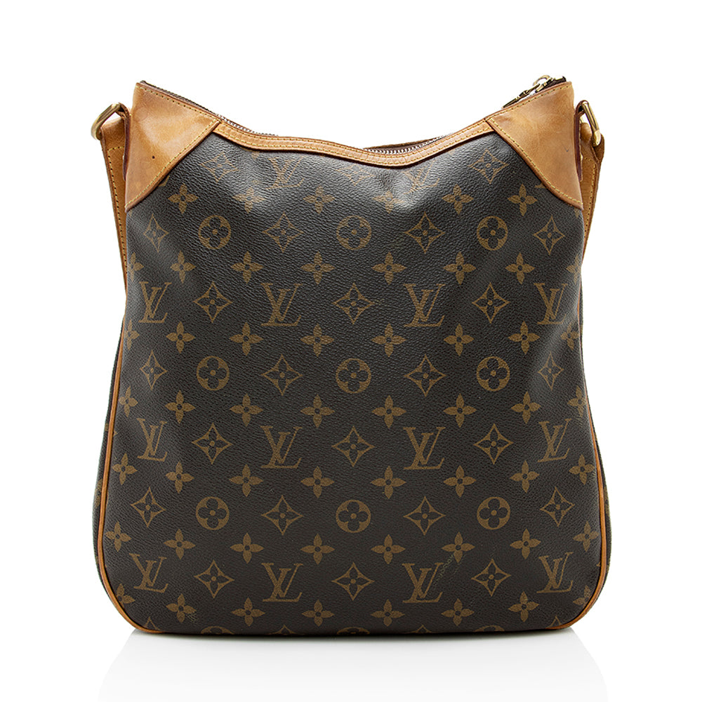 Louis Vuitton Monogram Canvas Odeon MM Shoulder Bag (SHF-18774)