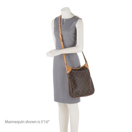 Louis Vuitton Monogram Canvas Odeon MM Shoulder Bag (SHF-18774)