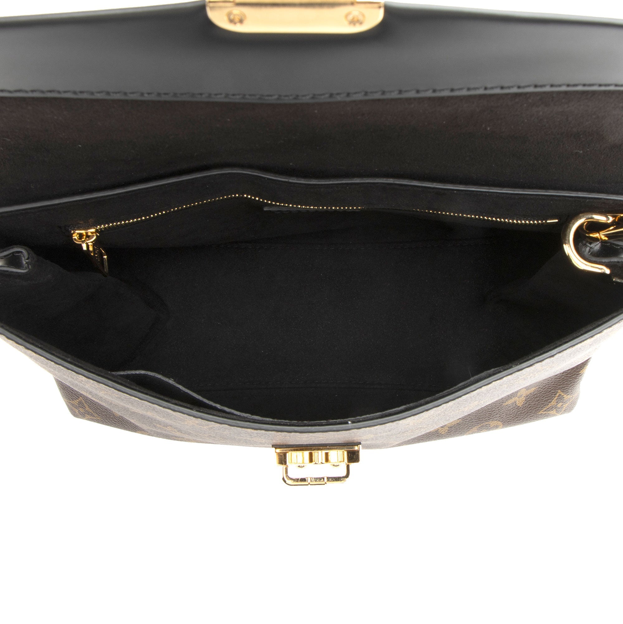 Louis Vuitton Monogram Canvas One Handle MM Flap Bag (SHF-8PThM6)