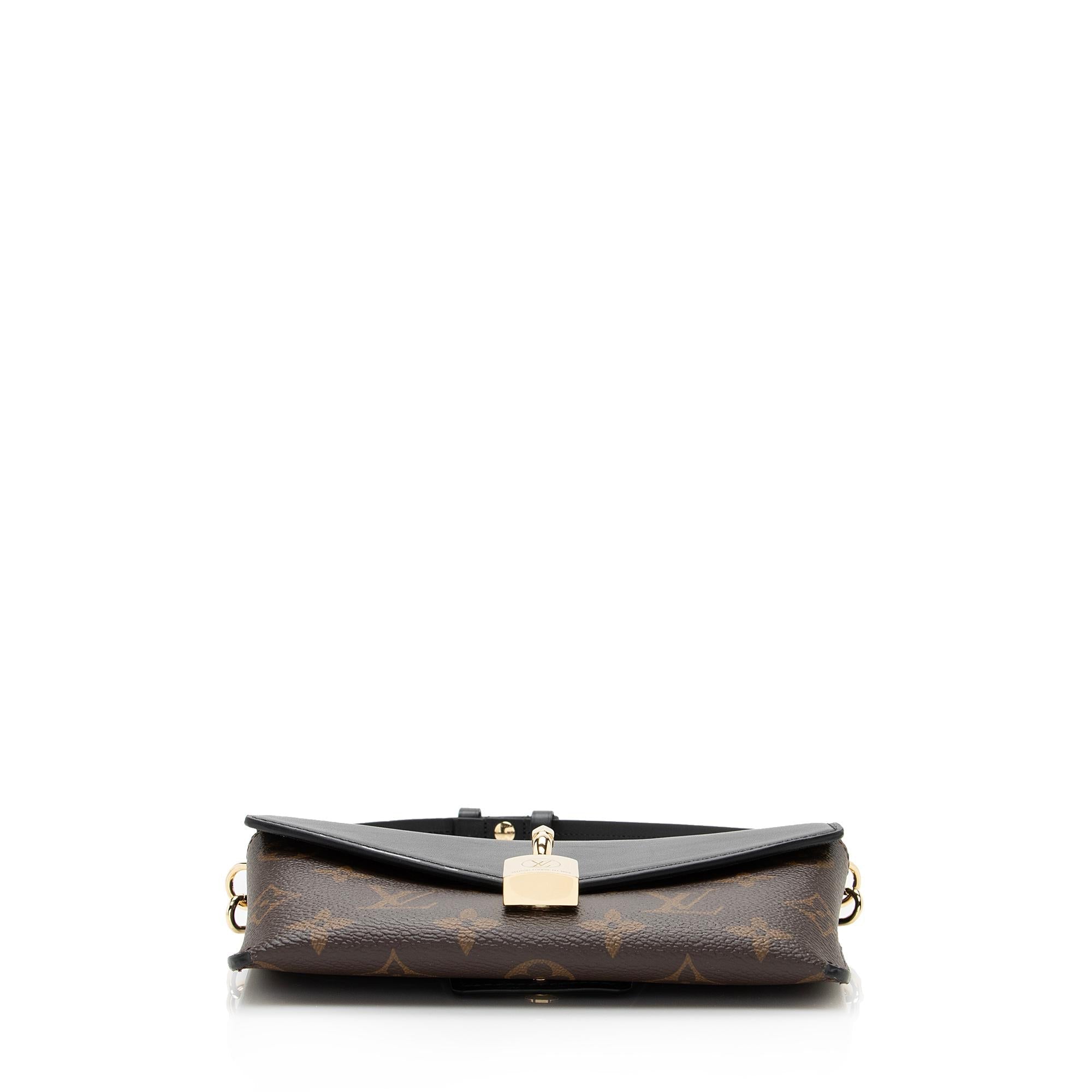 Louis Vuitton Monogram Canvas Padlock on Strap (SHF-22456)