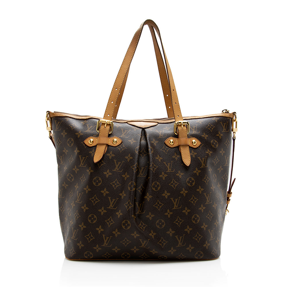 Louis Vuitton Monogram Canvas Palermo GM Tote (SHF-18516)