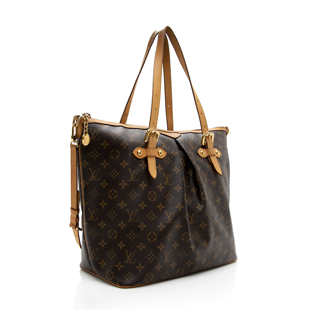 Louis Vuitton Monogram Canvas Palermo GM Tote (SHF-18516)