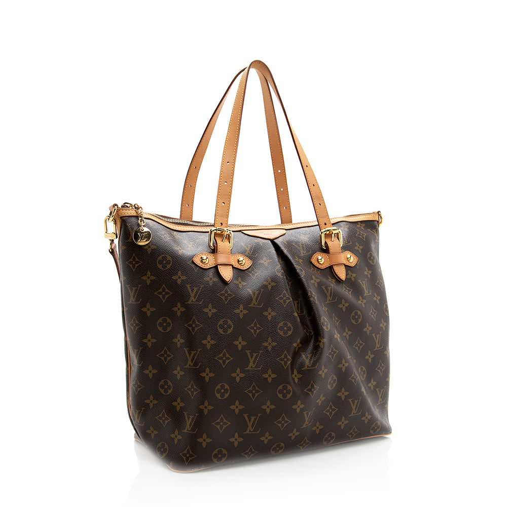 Louis Vuitton Monogram Canvas Palermo GM Tote (SHF-19649)