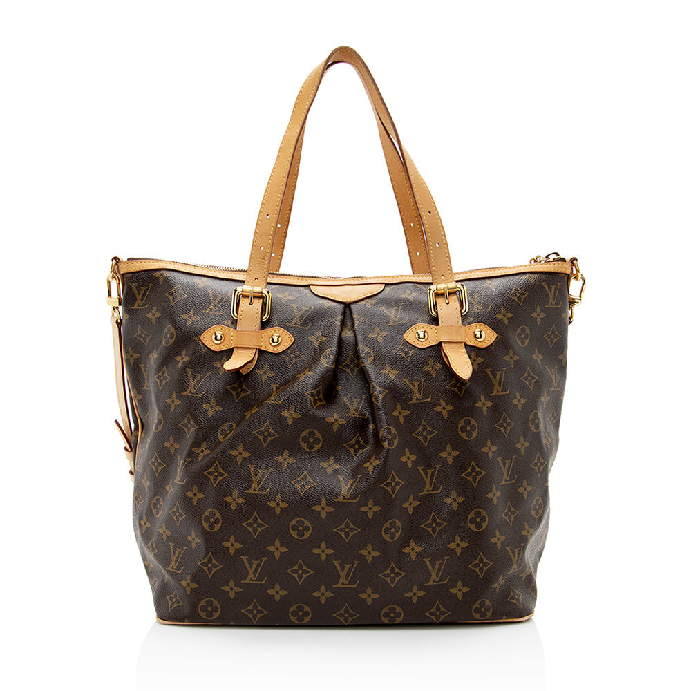 Louis Vuitton Monogram Canvas Palermo GM Tote (SHF-19683)