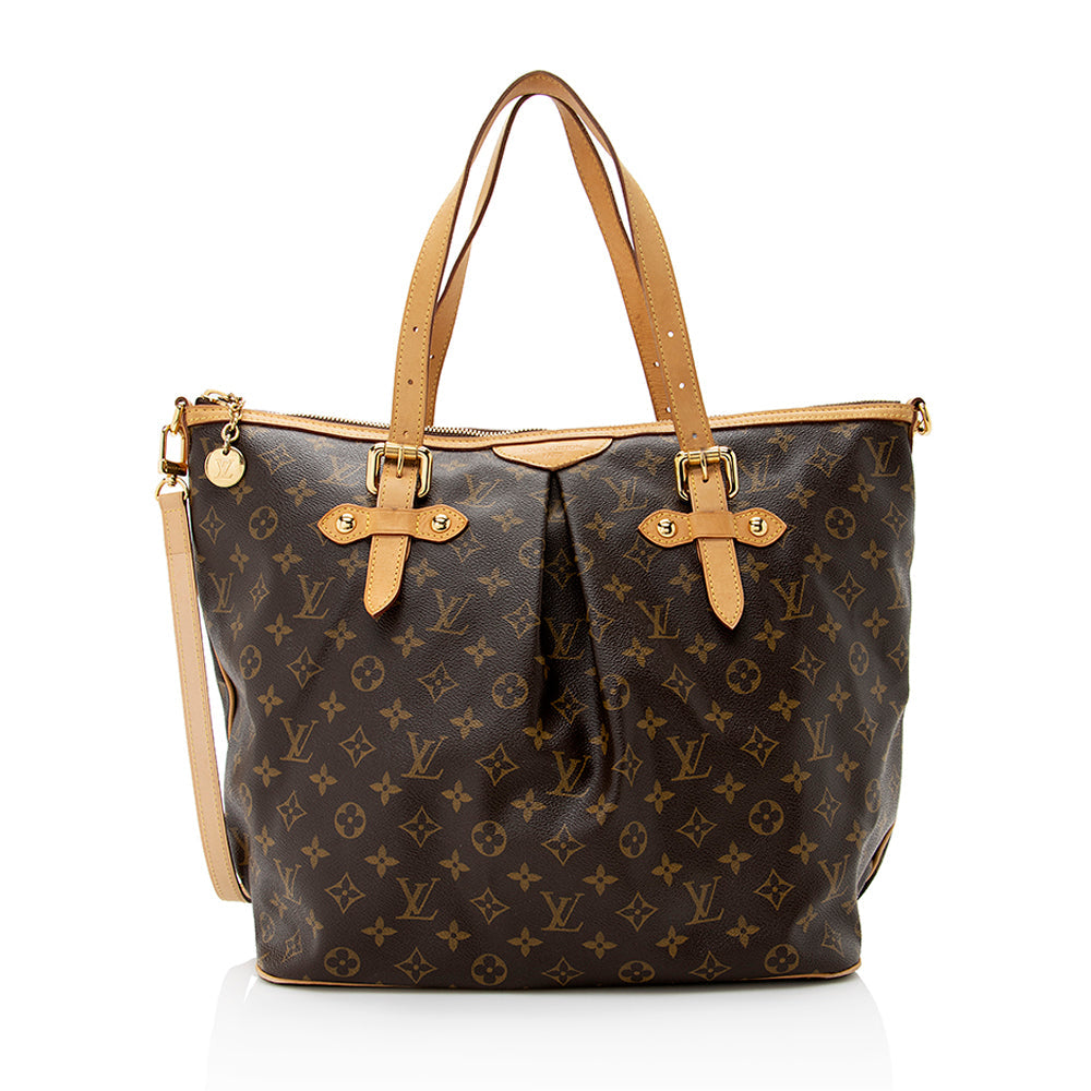 Louis Vuitton Monogram Canvas Palermo GM Tote (SHF-19683)