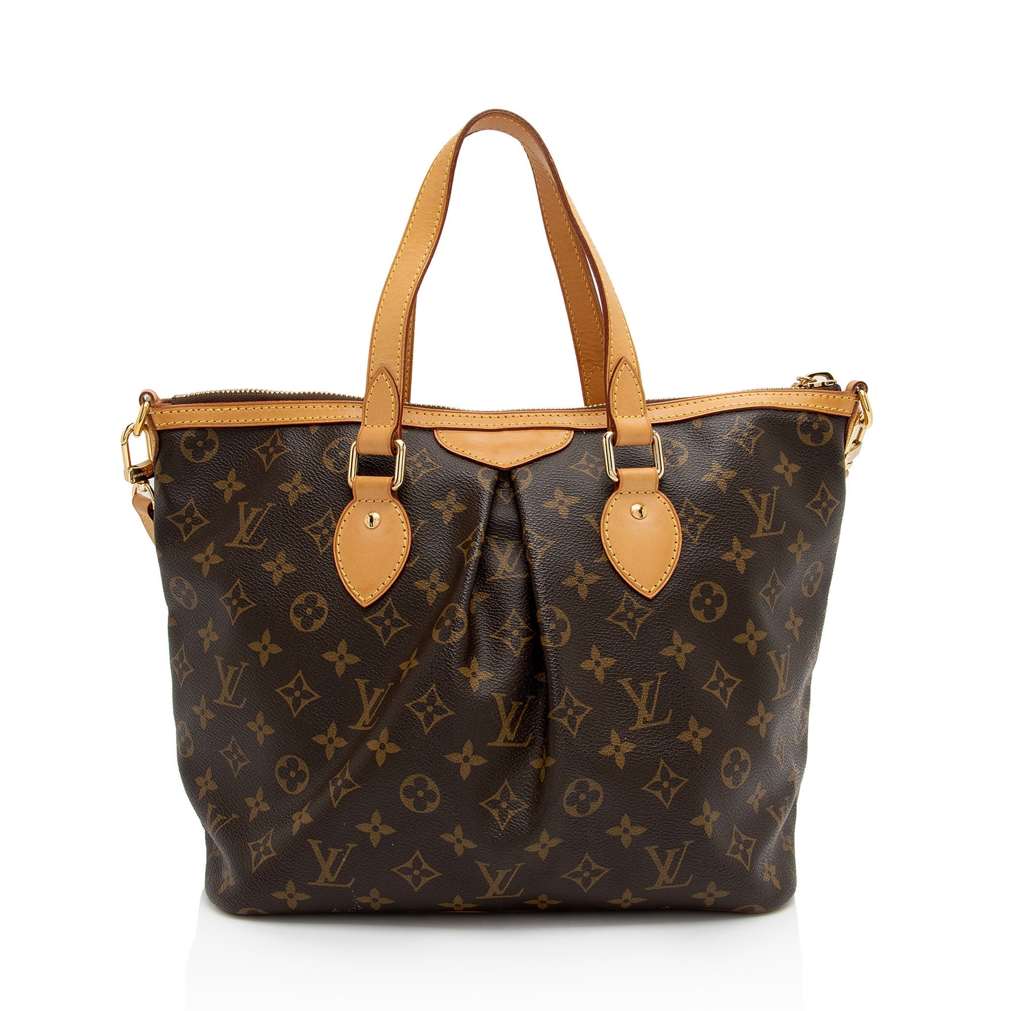 Louis Vuitton Monogram Canvas Palermo PM Tote (SHF-B28Qz3)