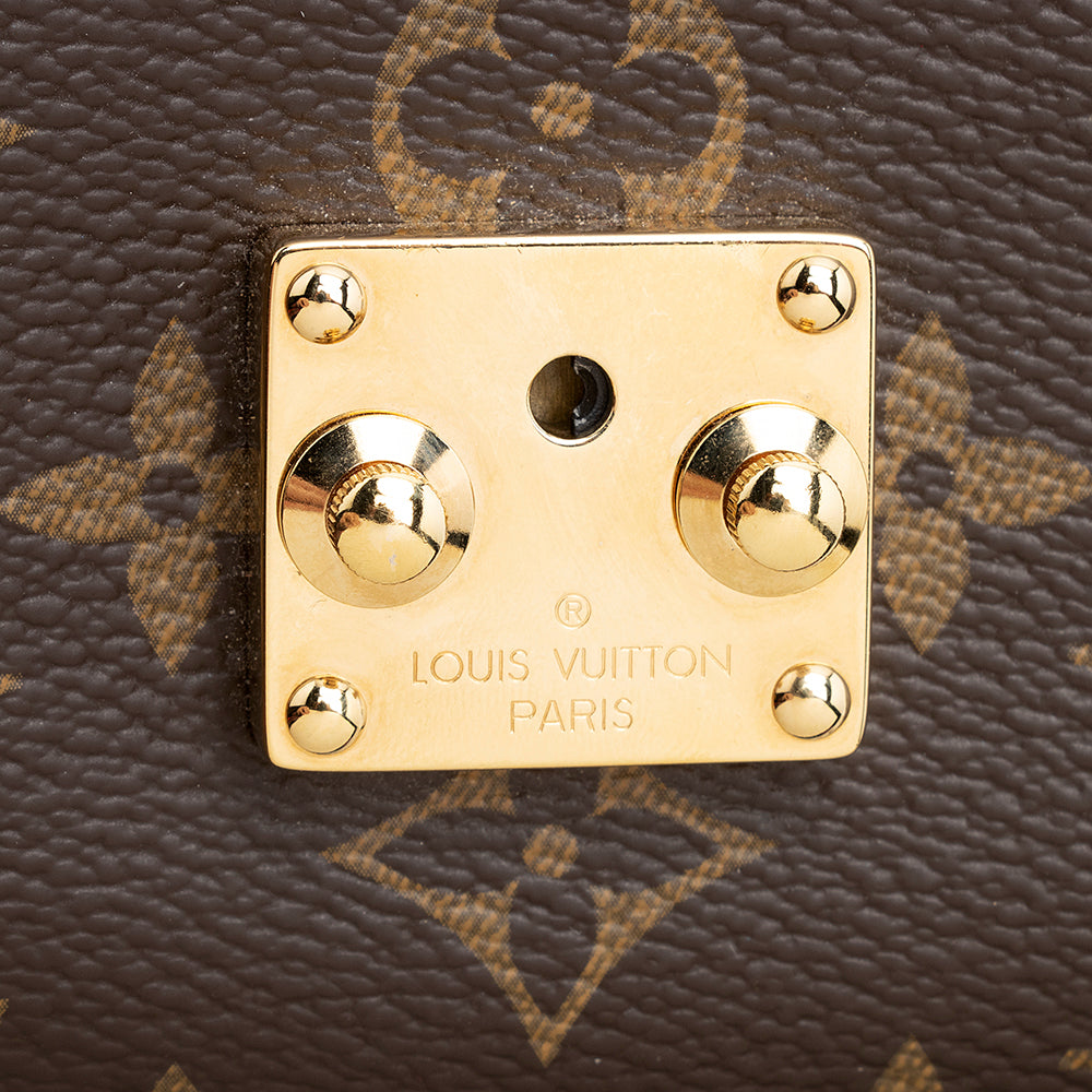 Louis Vuitton Monogram Canvas Pallas Chain Shoulder Bag (SHF-19648)